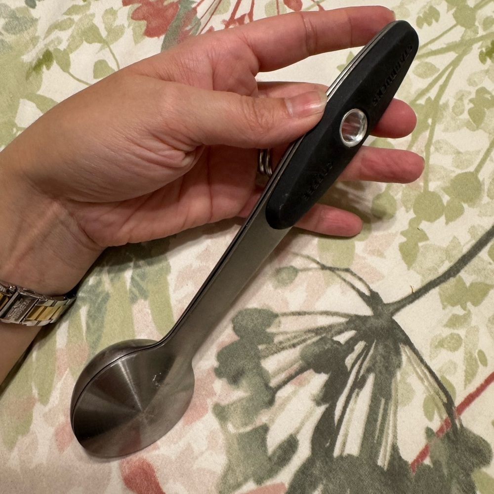 Starbucks Black and Silver Espresso Measuring Scoop - Picture 4 of 5